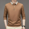 Camisa Polo Casual Contrast Line Polo